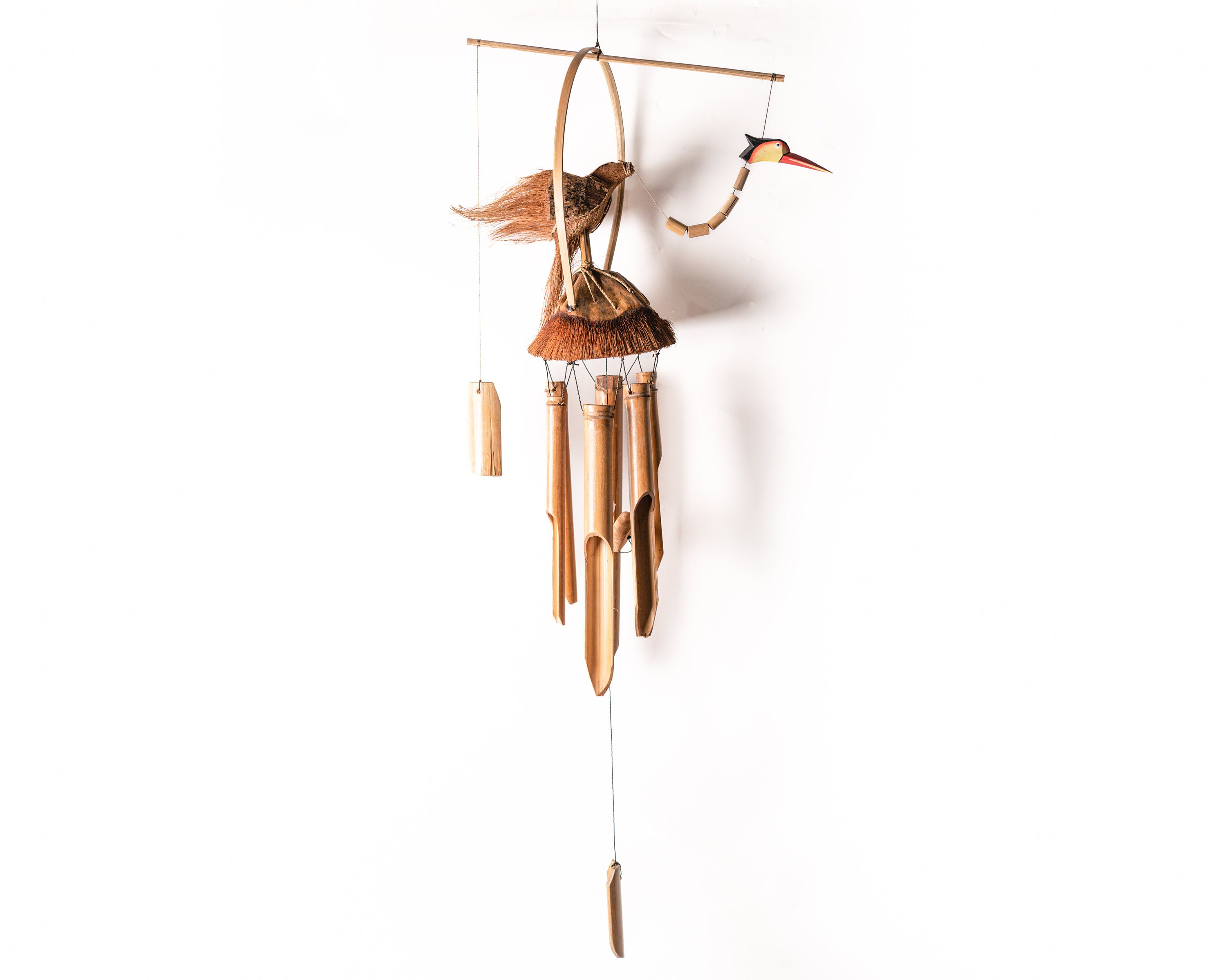 Dragon w Babies Bamboo Wind Chime Dragon w Babies Bamboo Wind Chime