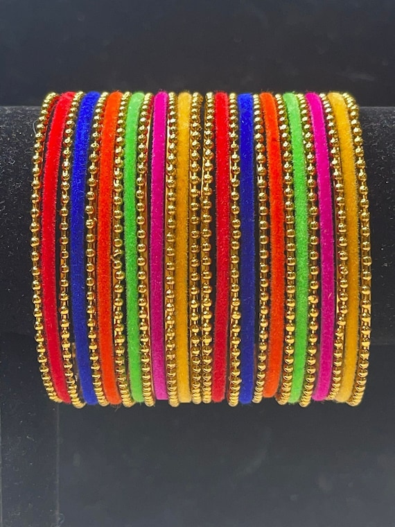 Colorful bangles best sale online