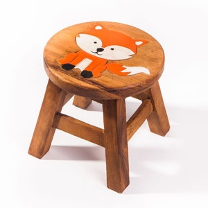 Children's stool fox