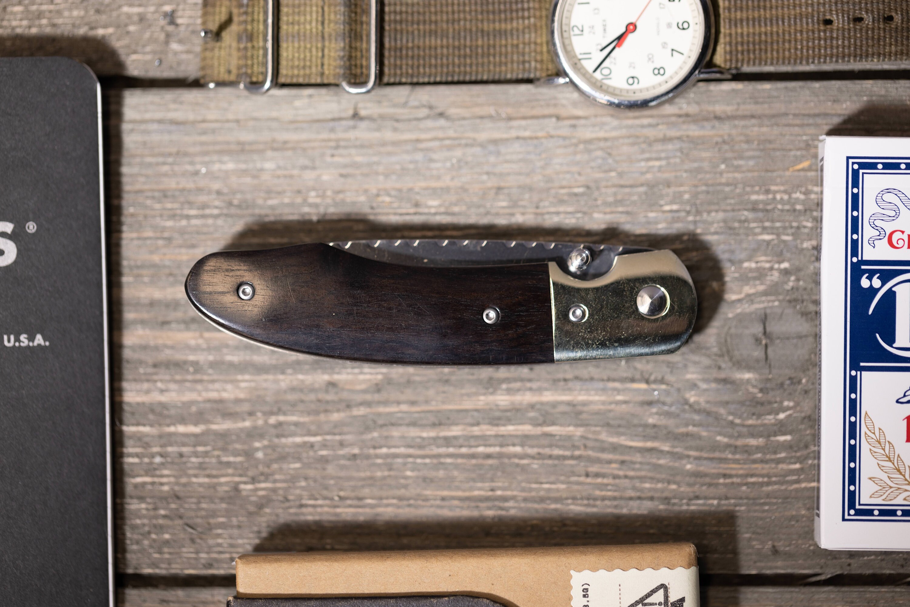 DIY Classic Folding Knife Making Kit Made in America Handmade Gifts for