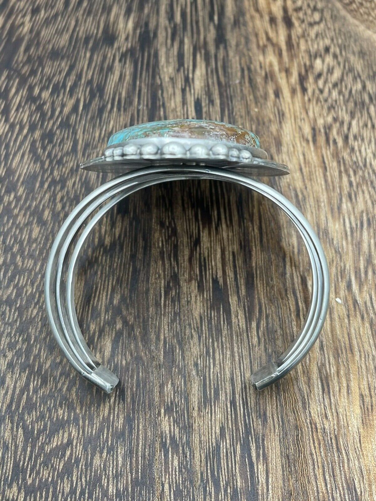 AUTHENTIC HANDMADE NAVAJO cuff BRACELET STERLING SILVER Native American