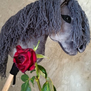 Hobby horse DARK GRAY A4 image 3