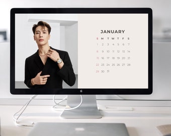 Fondo de pantalla de Jackson Wang Got7: septiembre de 2025 - Calendario completo del año 2026 (descarga digital)