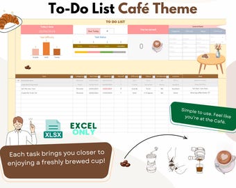 Excel To Do List Bundle (3 Themes) – Animated Productivity Tracker