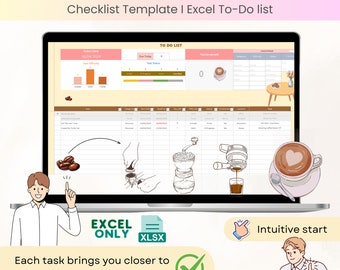 Plantilla de Excel para lista de tareas pendientes de Coffee Reward (PDF)
