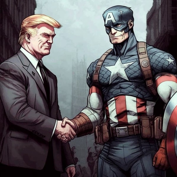 Capitan America e Donald Trump
