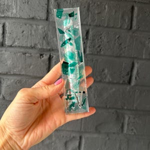 Mezuzah Smashed Wedding Glass, Chuppah Smashed Glass, Modern Mezuzah, Smashed Wedding Glass, Jewish Wedding Gift, Smashed Glass, 6 inches