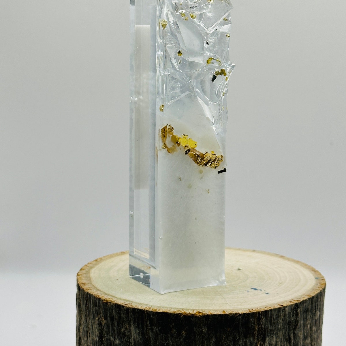 Mezuzah with Chuppah Smashed Glass