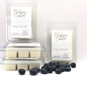 Soy wax melts, Blueberry Cobbler, strong scent, wax warmer melts, soy wax tarts, natural soy wax, Blueberry Cobbler scented, aromatherapy