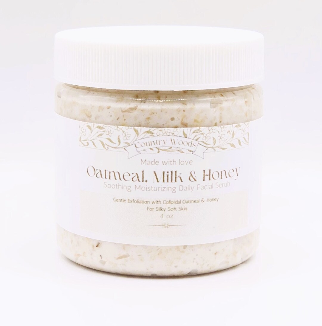 Oatmeal Milk & Honey Daily Facial Wash, Foaming Oatmeal Gentle Exfoliant, Foaming Face Wash