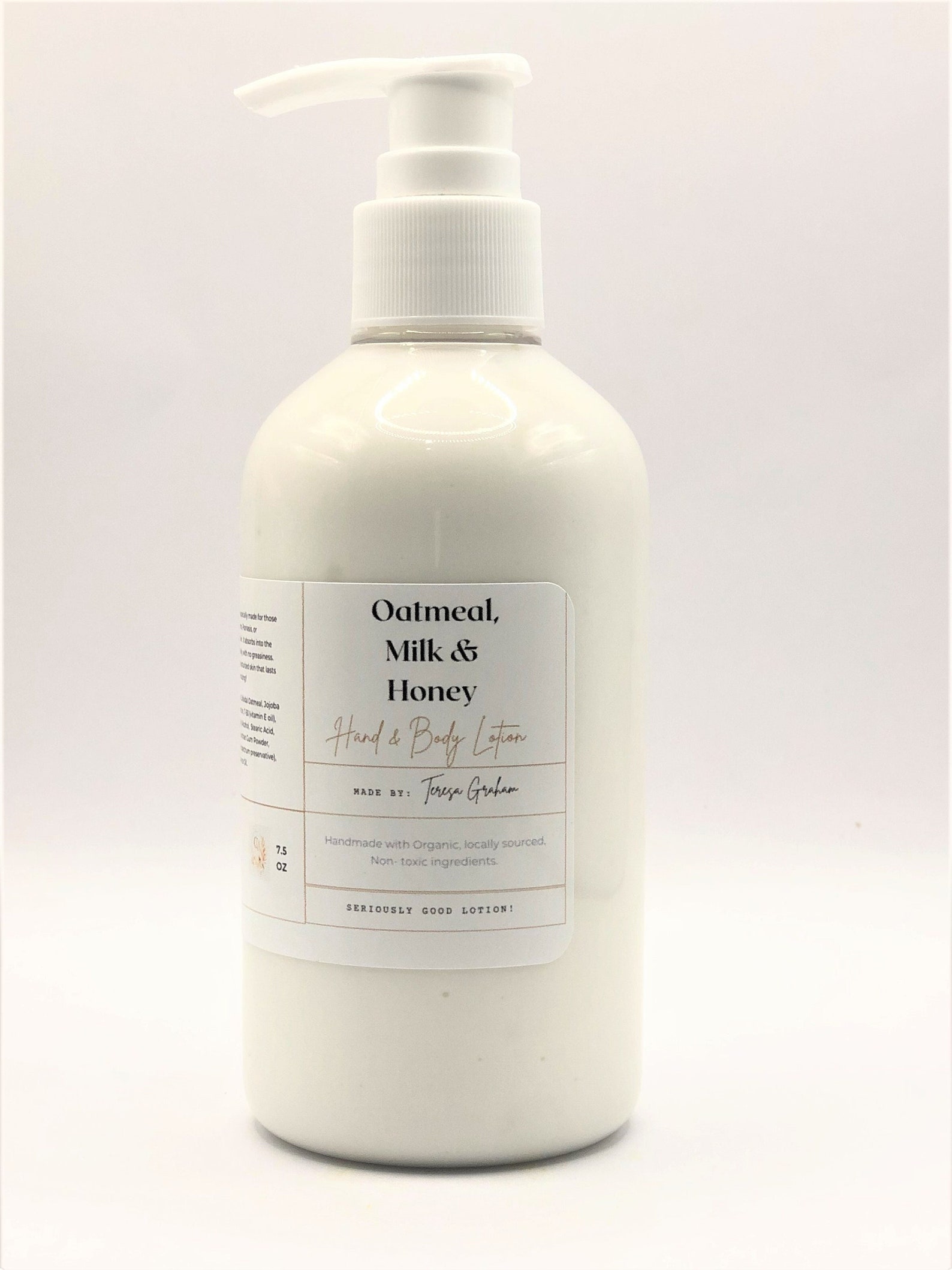 Oatmeal Milk and Honey Lotion for Dry Itchy Skin Soothing Etsy