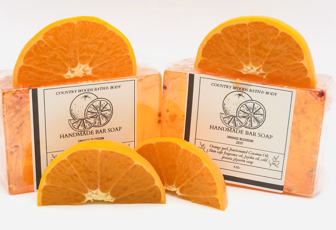 Orange Blossom Soap, Moisturizing Soap, Handmade Soap for Oily Skin ...