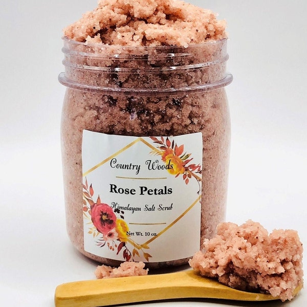 Salt scrub for knees and elbows, Dead Sea Salt body scrub, rough skin salt scrub, moisturizing salt scrub,