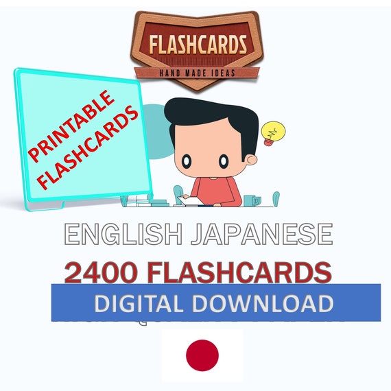 Japanese 2400 Most Common Words Flashcards English Toys & Games Toys ...