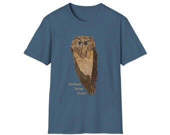 Funky Owl T-Shirt, Nature Art Graphic Tee