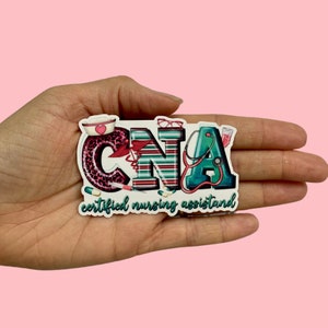 CNA, Vinyl Sticker, Water Resistant Sticker, Laptop Sticker, Notebook Sticker, Water bottle Sticker