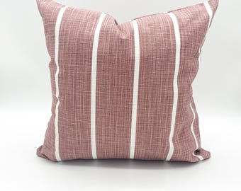Brick Striped Cotton Cushion Cover | Contemporary Throw Pillow Cover| Stiped Home Decor