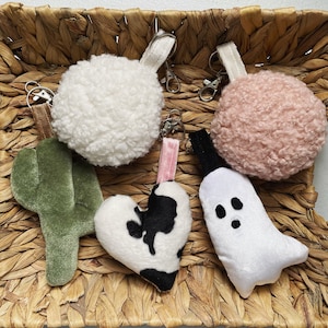 Unique Plush Keychains / Bag charms | purse charms | cute key accessories