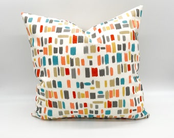 Multicolored Outdoor Cushion Cover | outdoor pillow cover | patio decor