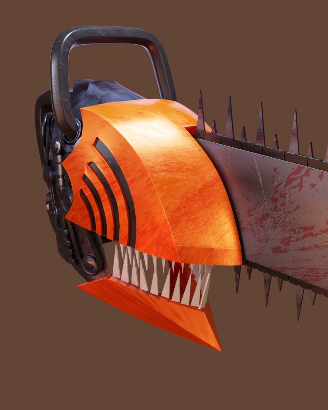 Chainsaw Devil EVA Foam Chainsaw Helmet Kit Perfect for Cosplay LARP and  Costume Making 