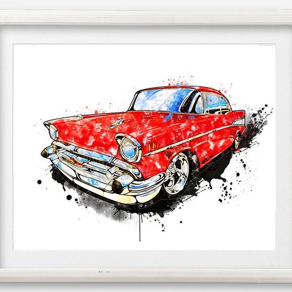Car Wall Art Etsy