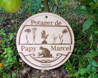 Pancarte personnalisée pour le potager / décoration de jardin