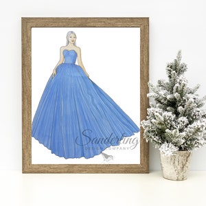 Eira- Couture Fashion Illustration Art Print
