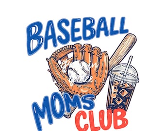 Baseball Mamas Club png | digitaler Download