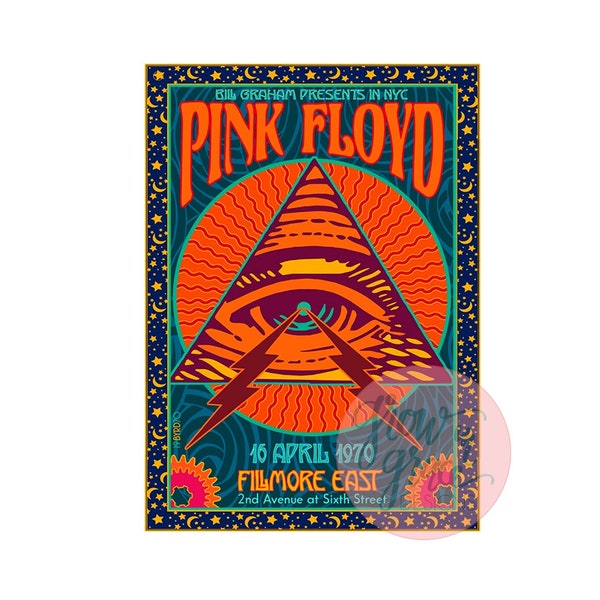 pink floyd sublimation PNG digital download