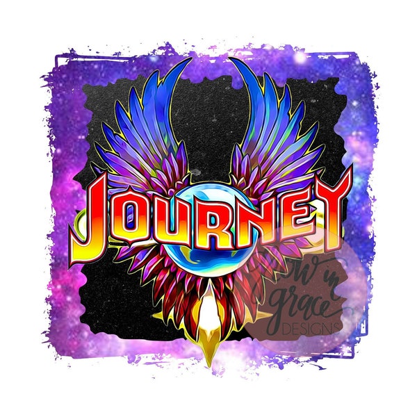 journey band tshirt design retro eighties 80s music sublimation ready to print galaxy best seller popular