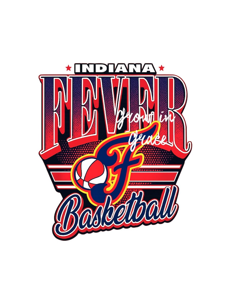 Indiana Fever Lettering Indiana Fever PNG | Digital Download - Etsy