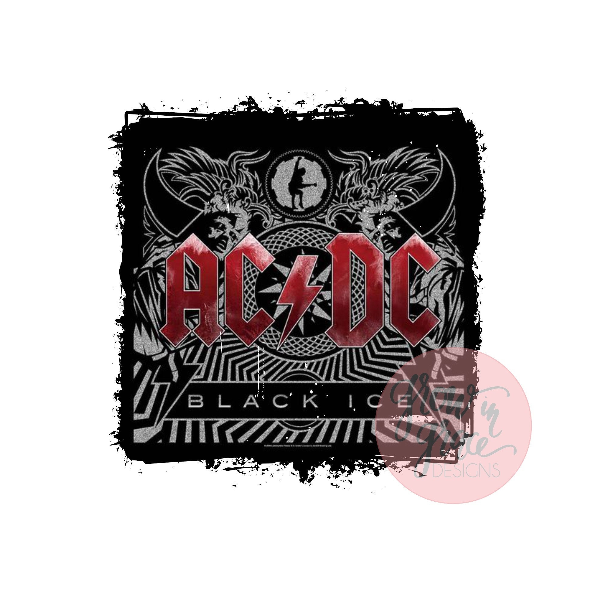 Acdc Eighties Band Music Song Sublimation Png Best Seller Popular ...