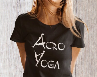 Acro Yoga Shirt, Acro Poses, Aerial Yoga, Acrobatic Gymnastic, Fitness Dance, Acroyoga Instructor Gift