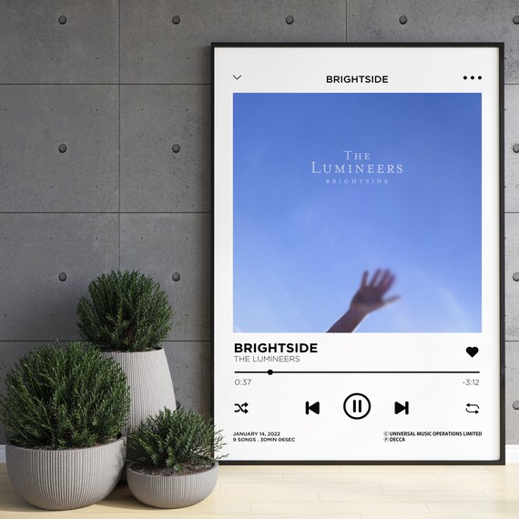 The Lumineers Brightside Album Cover Poster / the