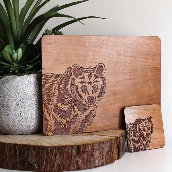 Bear Coasters - Etsy