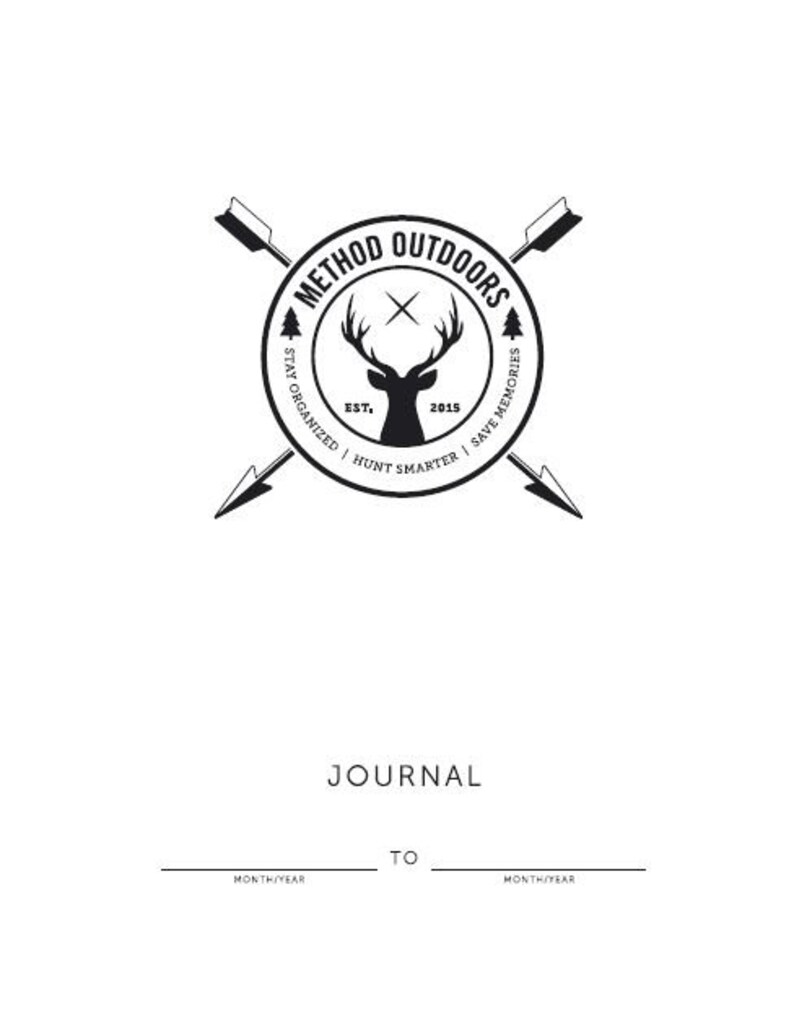 Printable Deer Hunting Journal Hunting Log Book, Whitetail Hunting Journal, Best Deer Hunting