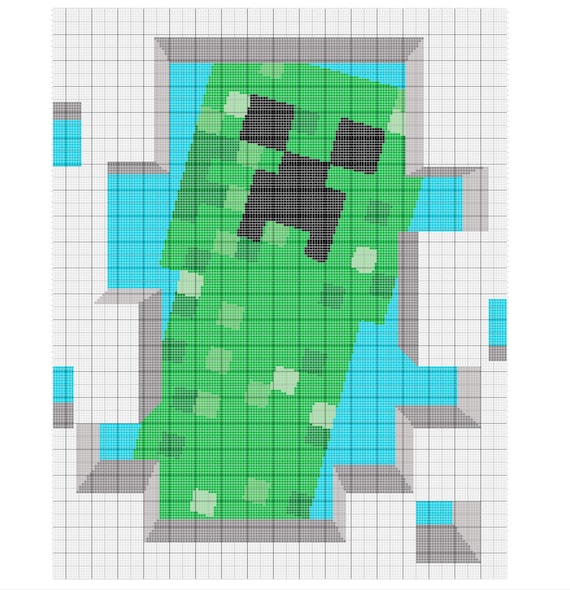 Minecraft: MOBS: CREEPER: Print This Page Again If Necessary, PDF