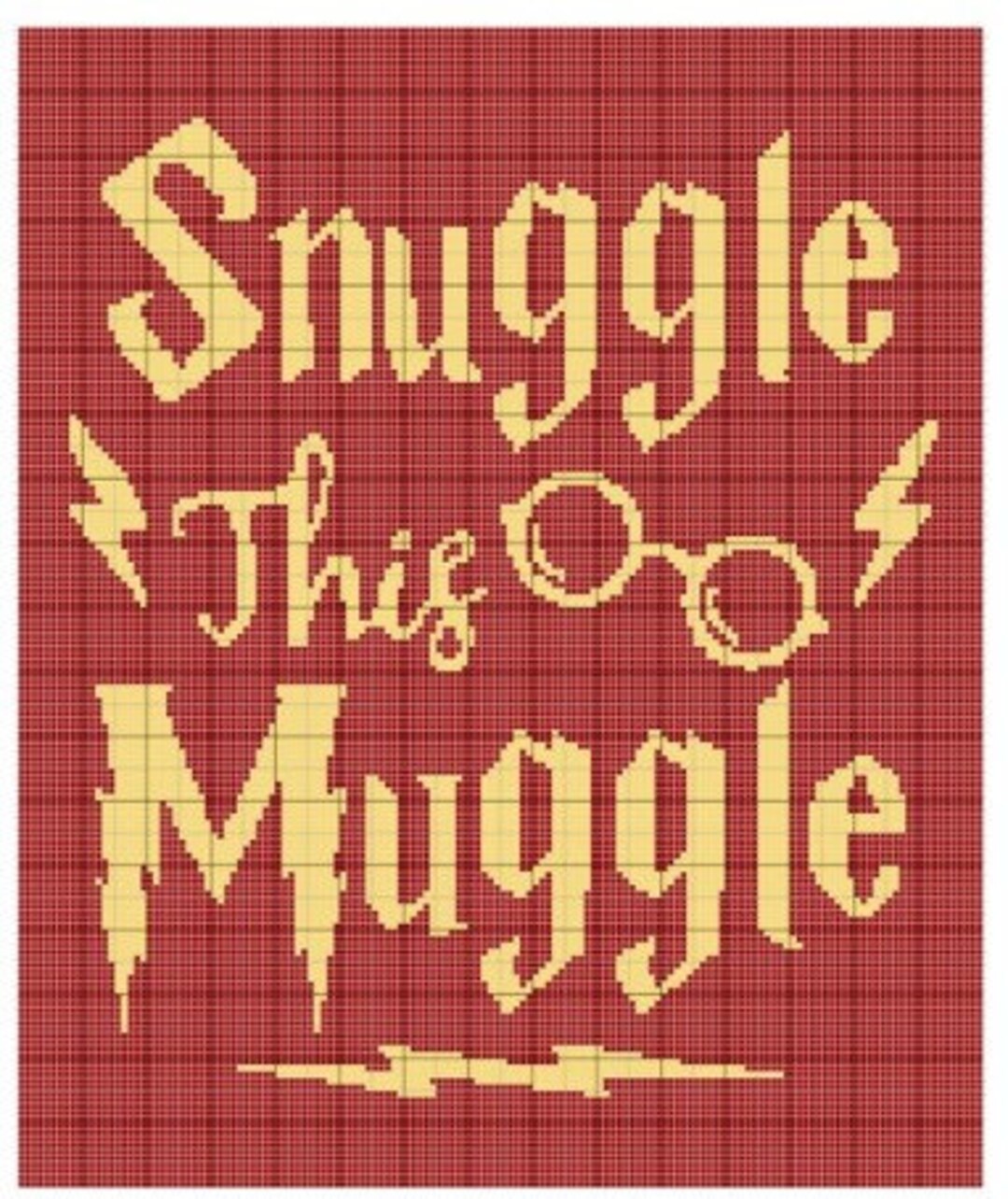 Snuggle This Muggle Single Crochet Graphgan / Blanket Pattern With ...