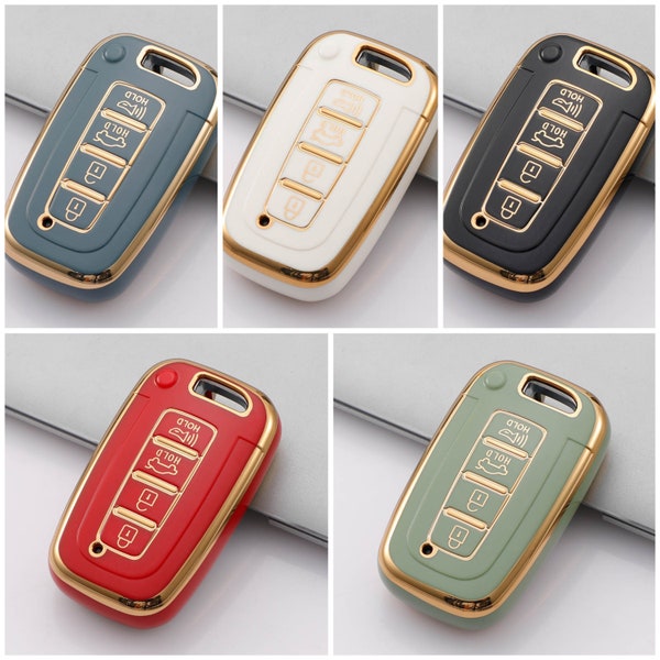 Custom Kia and Hyundai Genesis Car Key Cover Protector Case for Keyless Remote Entry Key FOB Cover Protection Kia Optima