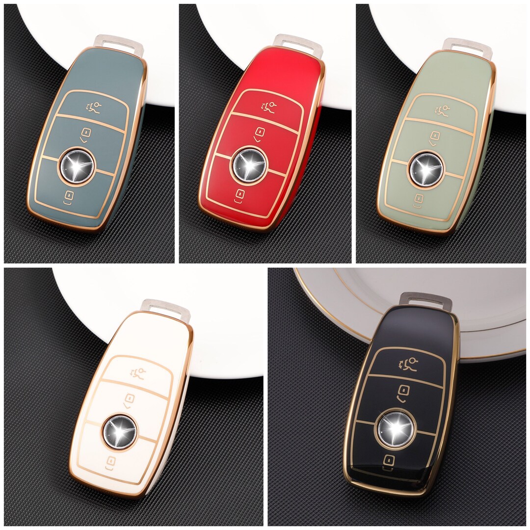 Mercedes Benz Car Key Cover Soft Premium TPU Protector Case for Keyless