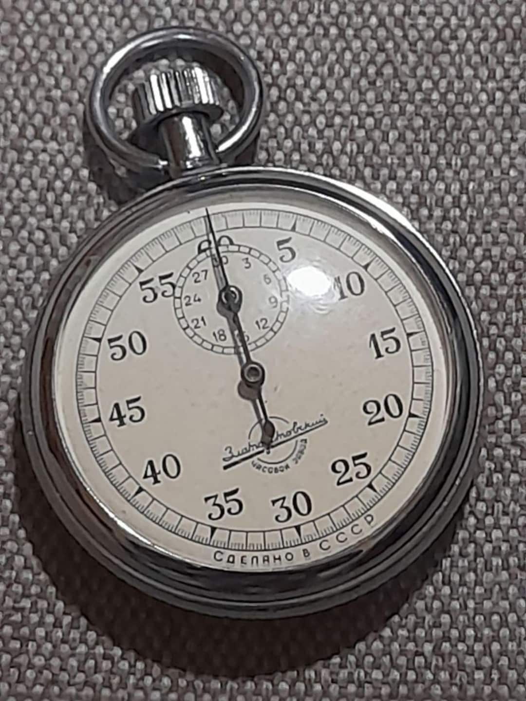 Soviet Stopwatch From 1949. Zlatoust Watch Factory. in Excellent ...