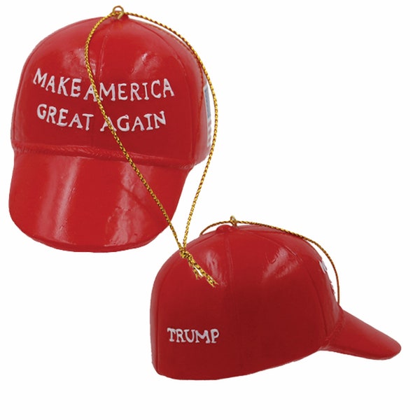 My Little town Trump MAGA hat ornament funny gift buy two get one free !