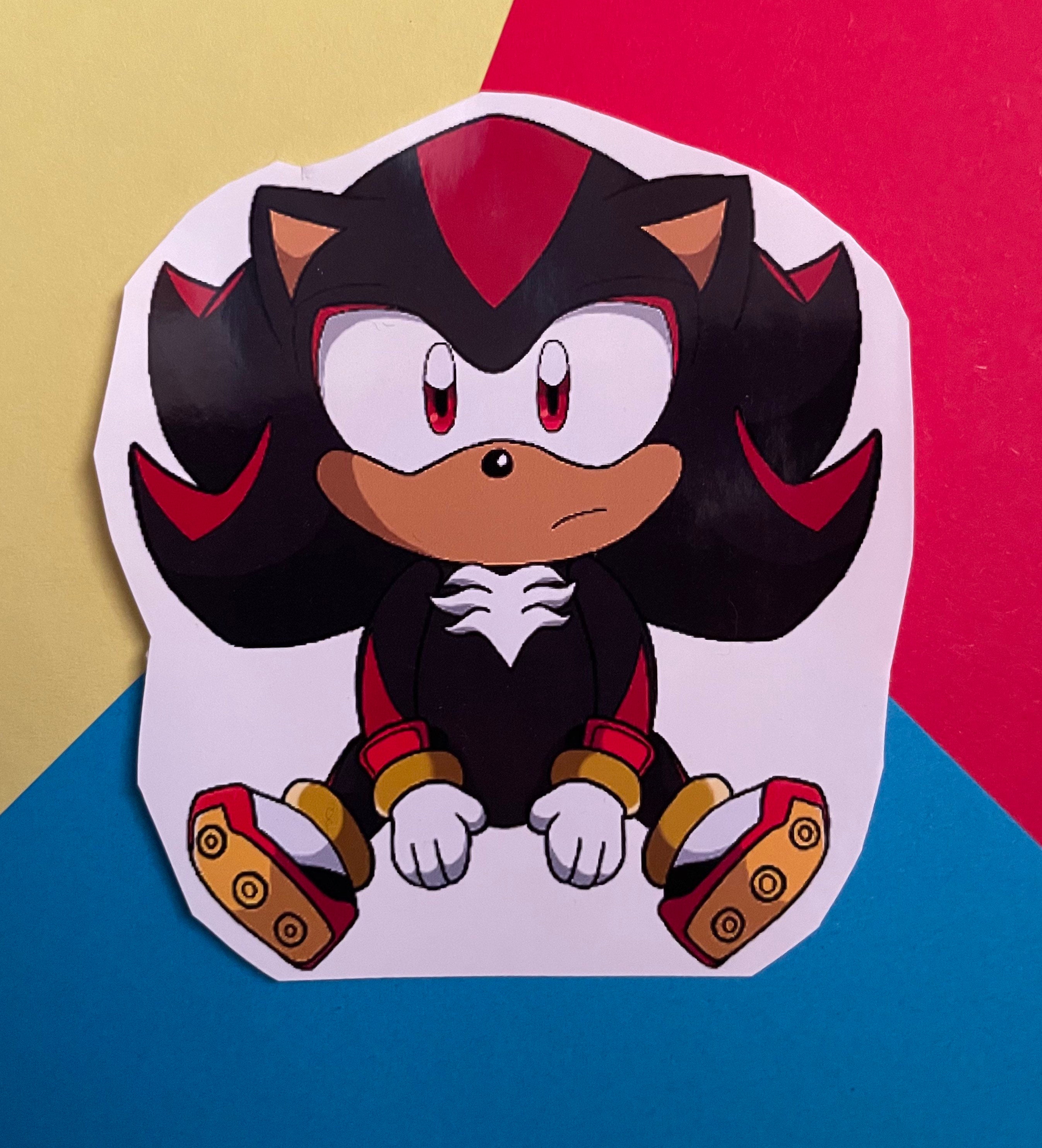 Chibi Shadow the Hedgehog Sticker - Etsy