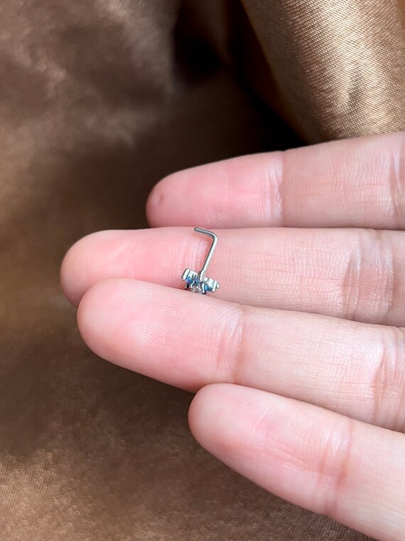 Nose Stud silver Nose Stud Floral Nose Stud nose Piercing nose