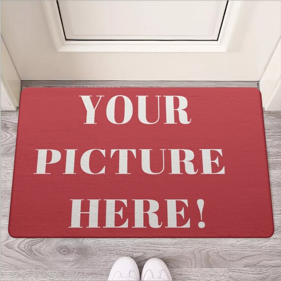 PERSONALIZED Doormat. DESIGN Your Own Doormat. Put Any Picture Etsy