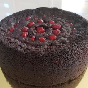 8&quot; Jamaican Black Rum Fruit Cake  With Walnuts,  Rum Cake, Christmas Cake, Delicious cake, Caribbean, Island, English Pudding, Wedding Cake