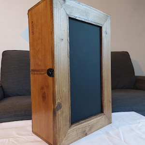Wall storage, kitchen furniture, slate, cabinet, slate furniture, wall cabinet, bathroom wall cabinet, original upcycling furniture, spices