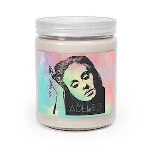 Adele Candle, 9oz | Gift for Adele Fan | Adele 21 | Adele Hello | Vegan Soy Wax Candle