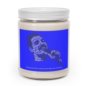 Freddie Mercury Candle, 9oz | Queen Candle | Gift | Bohemian Rhapsody | Don&#39;t Stop Me Now | The Show Must Go On | Remi Malek Candle