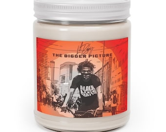 Lil Baby Aromatherapy Candle, 9oz | Artist Rendition of Lil Baby, The Bigger Picture |  Rap Super Star | Rapper | Youth Culture | Gift